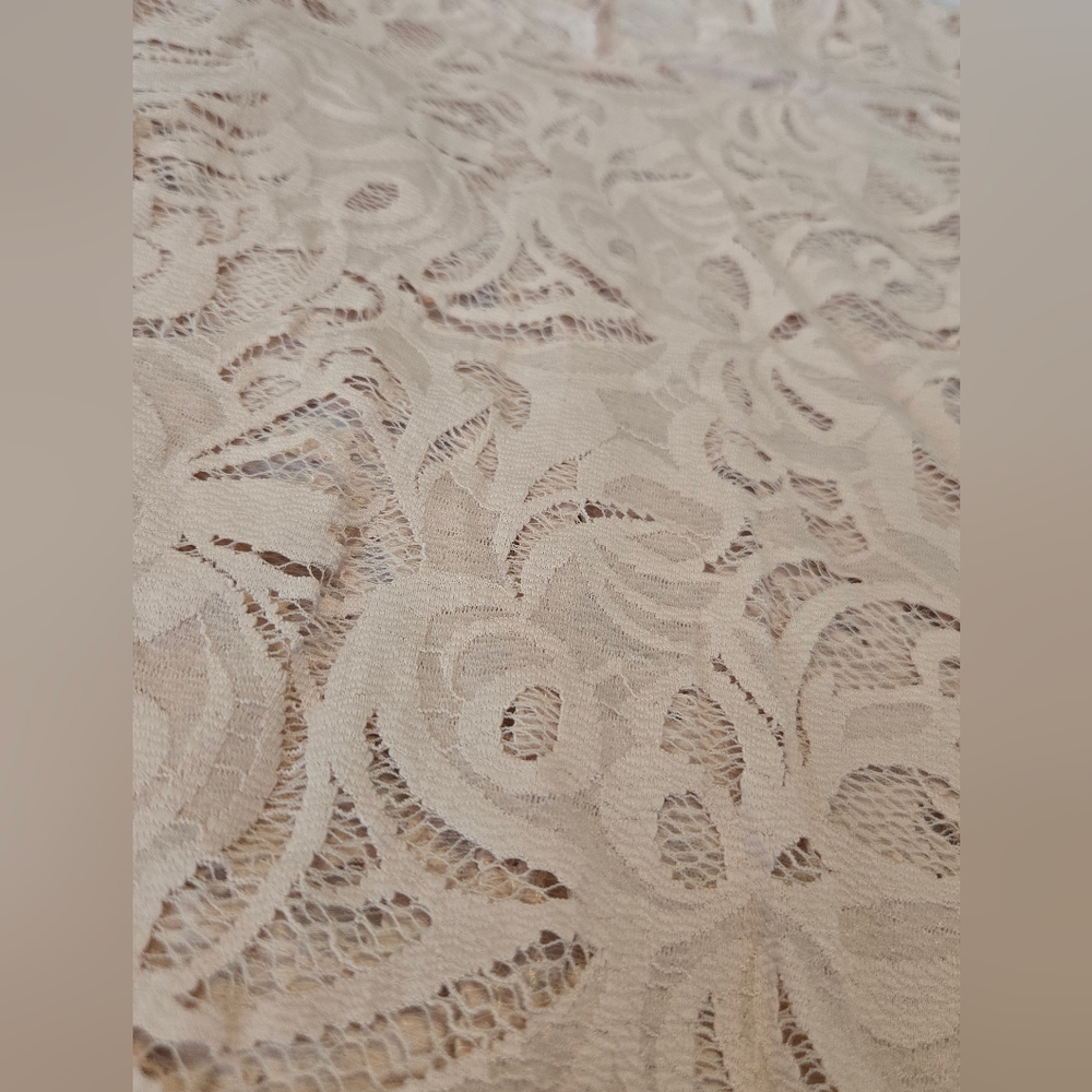 NWOT H&M GOLD LABEL Lace Long Sleeve Bodysuit - Peach. Size 2. - Picture 6 of 12